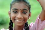 Woman, Girl, Smiles, Face, Gujarat, PORV07P14_07.0847