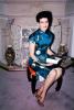 Lady, Woman, Sitting, Formal, 1950s, PORV15P03_16