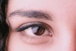 Eyeball, Iris, Lens, Pupil, Eyelash, Cornea, Sclera, skin, eyebrow, PORV16P14_11