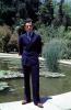 Man in a Suit and Tie, pond, 1942, 1940s, PORV24P01_17