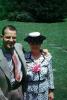 Man, suit, woman, hat, formal dress, corsage, 1940s, PORV24P10_11