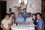 Group, Family, Dinner, June 1972, 1970s, PORV24P13_17