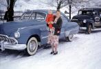 1954 Buick Special, Mother, Child, Snow, Cold, Cars, vehicles, 1950s, PORV25P01_11