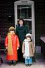 Woman, female, coats, scarf, hats, cold, mother, daughters, 1970, PORV25P13_01