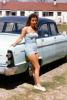 1955 Dodge Coronet Lancer Hardtop, Lady, Woman, Swimsuit, Car, Automobile, Vehicle, 1950s, PORV26P12_15B