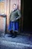 Woman, Dress, Boots, scarf, jacket, 1940s, PORV26P14_09