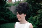 Bouffant Hairdo, Woman, smiles, 1960s