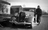 Car, automobile, woman, flapper, 1930's, PORV28P04_01