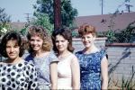 women, female, backyard, friends, 1960s, PORV28P15_03