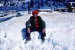 Man sits in the Snow, PORV28P15_08