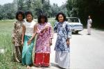 women, girls, car, Malaya, 1963, 1960s, PORV29P10_03