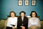 Alice Bush, Woman, Smiles, Grace Stiert, Shirley Stiert, Parkforest Illinois, 1953, 1950s, PORV29P11_18