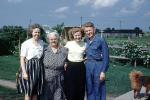 Grandma, Grandmother, Backyard, Woman, Man, Male, Female, Fairbanks Alaska, July 12 1947, 1940s, PORV29P13_15