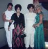 Women, Mod, Females, Smiles, Formal Dress, Purse, 1970s, PORV29P14_10