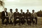 Black Men Sitting, suit and tie, male, formal attire