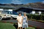 Teen Girls, cars, Buick, Motel, 1950s, PORV30P06_02
