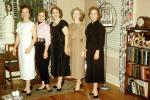 Women Friends Standing, Formal Dress, 1940s