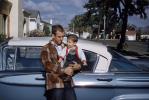 Man with Son, Car, Mercury Monterey, December 1958, 1950s