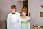 Prom, Corsage, Bowties, Formal, Boys, Girls, Woman, Man, awkward, 1960s