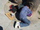 Sleeping, stupor, man, male, Homeless encampment, begger, POUD01_003