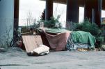 Homeless Encampment, Squatter, Shantytown, Interstate Highway I-280, Potrero Hill, POUV01P10_03