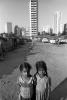 Two Girls, Contrast of Rich and Poor, Mumbai (Bombay), India, POV35V09P14_14