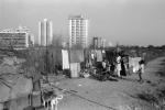 Shanty Homes, Shack, apartment buildings, slum, Mumbai, India