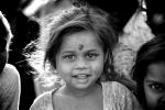 Girl, face, smiles, slum, Mumbai, India, POVPCD3306_062