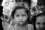 Girl, face, smiles, slum, Mumbai, India