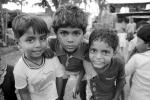 Boys, smiles, slum, Mumbai, India