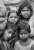 Group, girls, boys, slum, Mumbai, India, POVPCD3306_123B