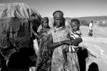 Mother with her Son, Refugee Camp, African Diaspora, POVV01P01_09BW