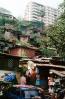 slum, apartments, buildings, contrast, rich, poor, Mumbai