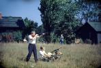 Skeet Shooting, Shoot, Rifle, Hunting, Hunter, 1950