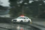 speeding cop, rain, Golden Gate Bridge Patrol, PRLD01_034
