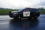 CHP SUV on the Road, Police Flashing Lights, Warning, PRLD01_108