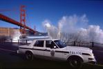 squad car, Fort Point, Golden Gate Bridge Splash, PRLV01P03_06