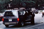 K-9, squad car, USt Secret Service, Uniformed Division, Plymouth Voyager Van