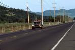 squad car on highway, Silverado Trail, Napa Valley, CHP, California Highway Patrol, PRLV01P05_04