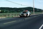 squad car on highway, Silverado Trail, Napa Valley, CHP, California Highway Patrol, PRLV01P05_05