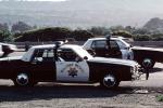 Squad car, CHP, California Highway Patrol, 1980s, PRLV01P13_12