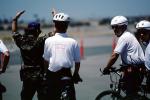 bicycle cops, helmets