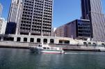 Harbor Police, Chicago River, Boat, buildings, waterfront, PRLV04P05_04