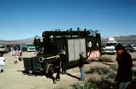 Nevada Test Site, mock military vehicle, missile