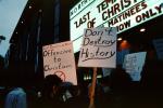 Last Temptation of Christ movie, protest, Last Temptation of Christ, North Point Theatre, marquee, PRSV02P15_19
