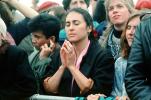 Prayer, praying, woman, Earth Day 1990