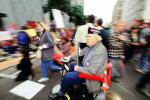 Veteran, wheelchair, Anti-war protest, First Iraq War, January 15 1991, PRSV03P15_14
