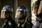 Police Line, Batons, Helmets, Anti-war protest, First Iraq War, January 17 1991, PRSV04P06_07