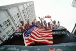 ticker tape parade, victory over Kuwait and Iraq, US troops, New York City, summer, Manhattan, Celebration