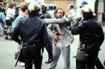 Angry Man Shouting, Peoples Park Protest, Berkeley California, August 1991